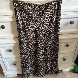 On trend!  Leopard Print Women's Skirt by Reformation. Size 12